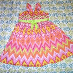 Girls sleeveless dress by Bonnie Jean